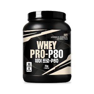 웨이프로 P80 우유맛 2kg 단백질보충제
